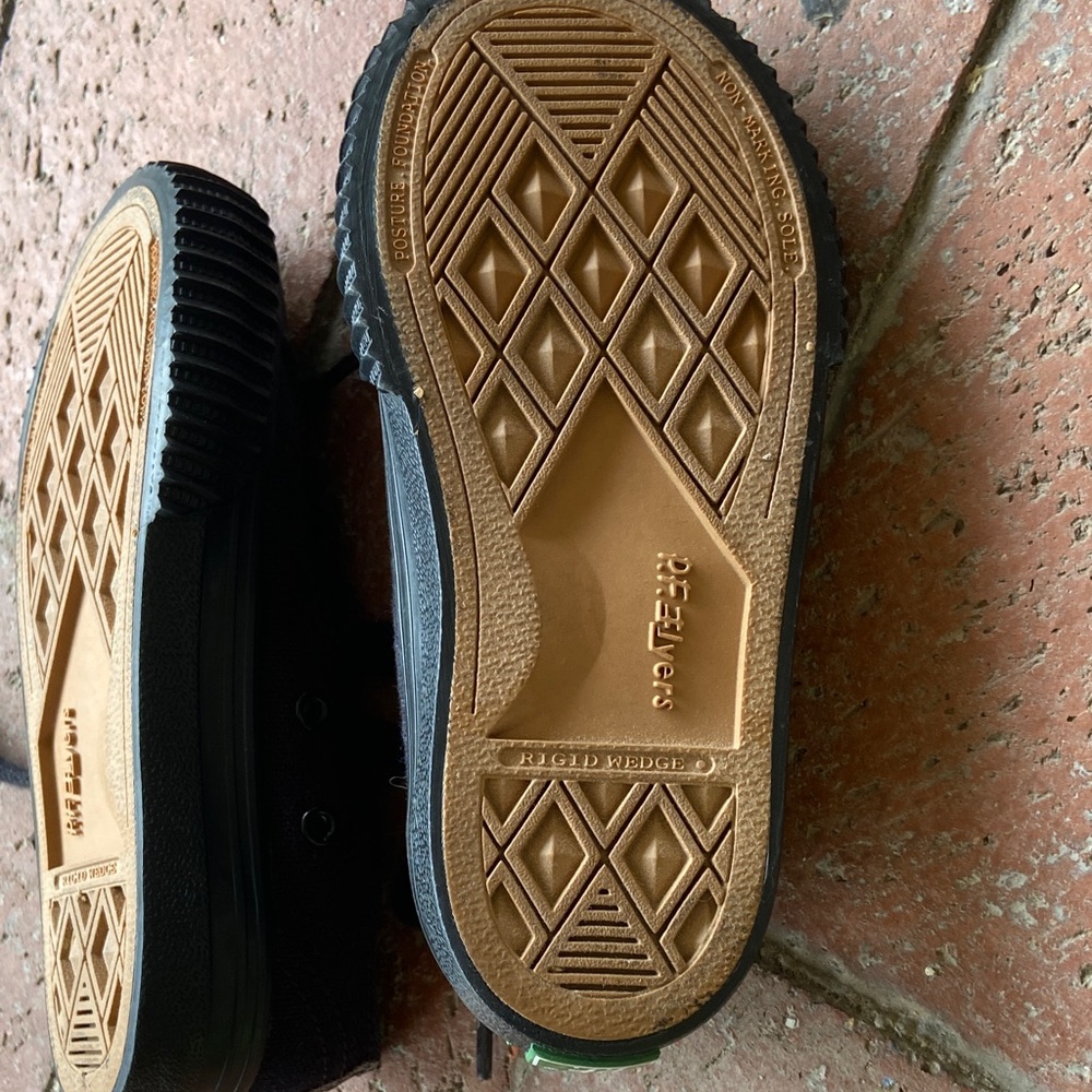 NBW P.F. Flyers Kids Black Canvas Sneakers - Picture 6 of 9